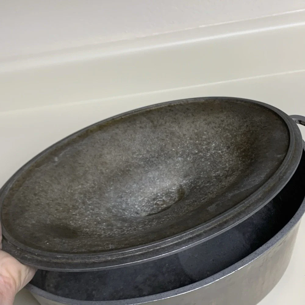 VINTAGE Oval CLUB ALUMINUM WARE Roaster Dutch Oven Pan w/ Lid, 13
